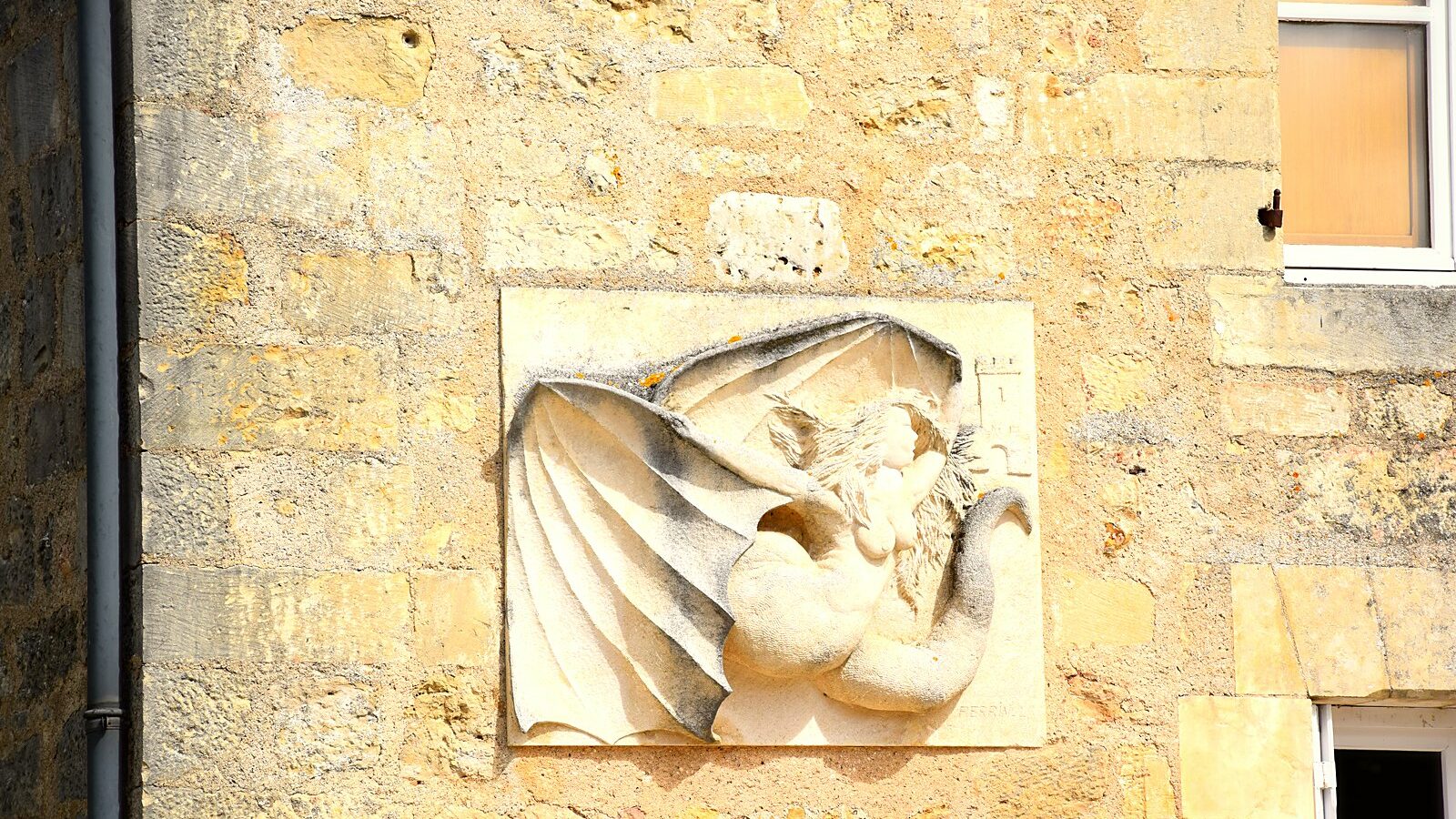Les vestiges du château de Lusignan, dans la Vienne