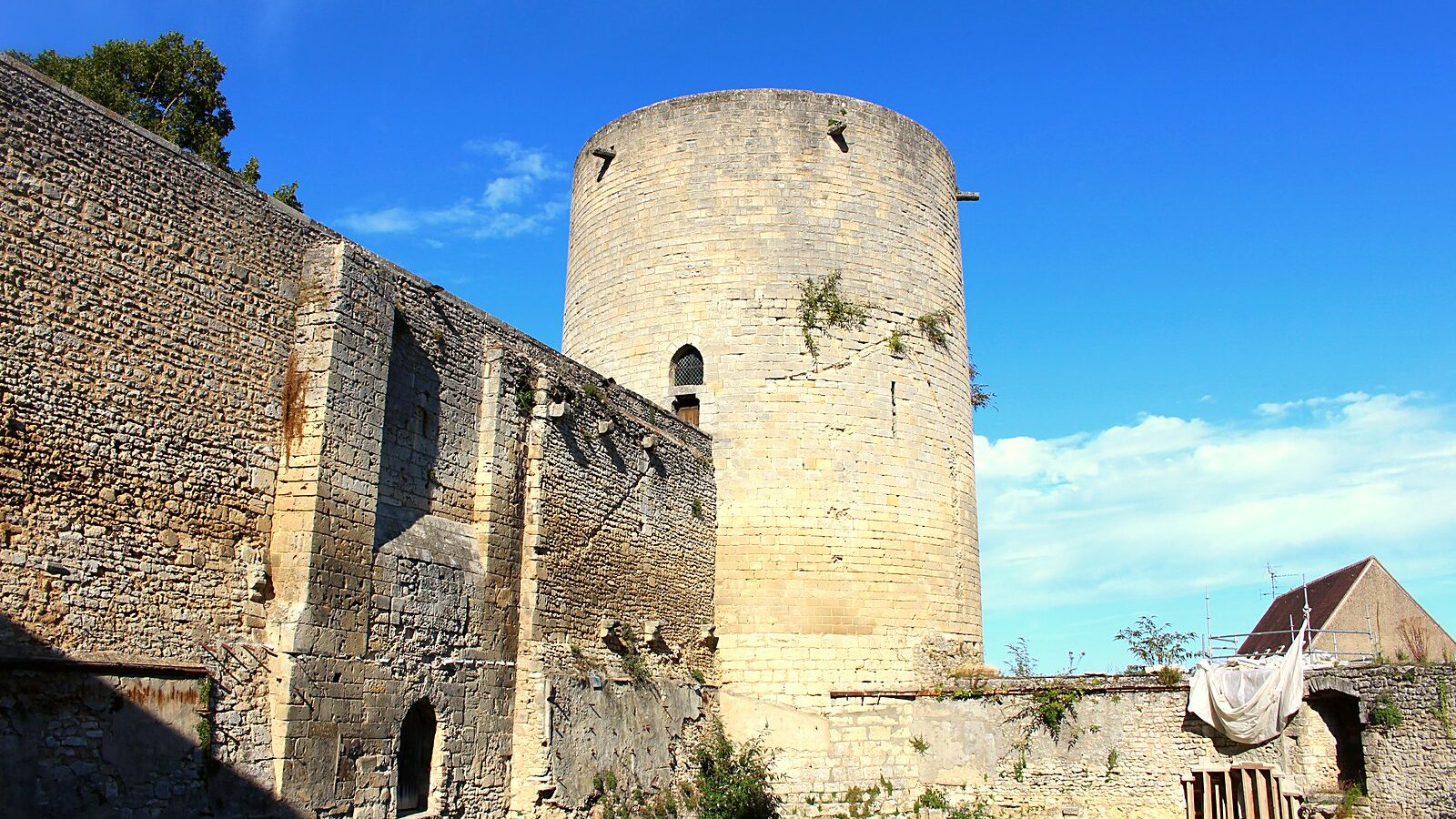 La tour du Prisonnier du château de Gisors, dans l'Eure