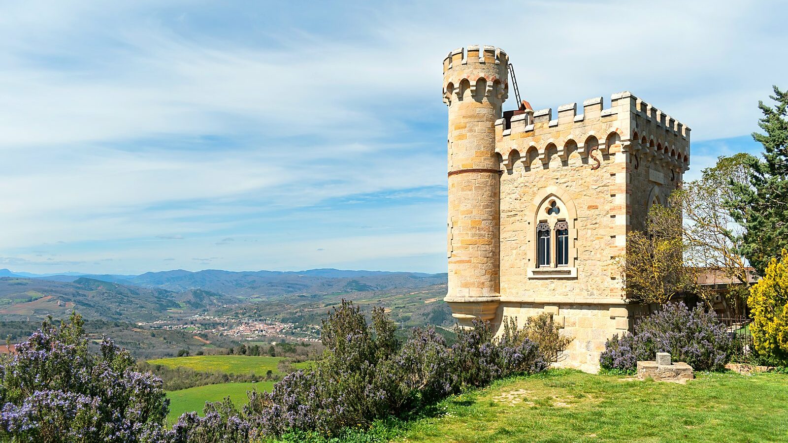La tour Magdala de l'abbé Saunière, à Rennes-le-Château, dans l'Aude