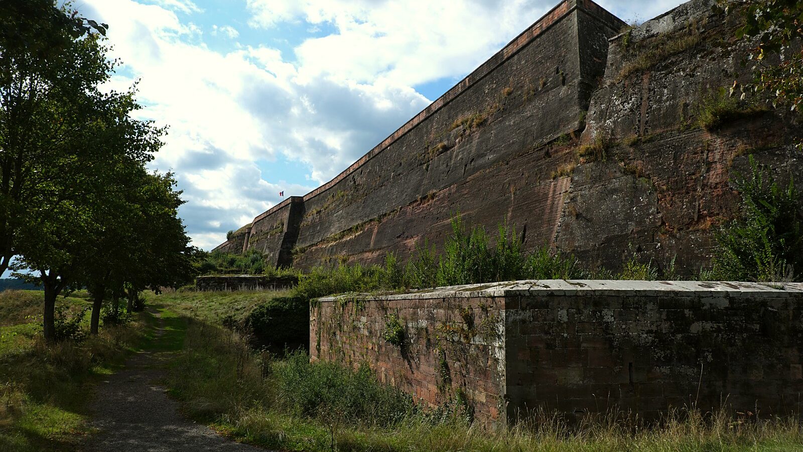 La citadelle de Bitche, en Moselle, vue depuis ses remparts