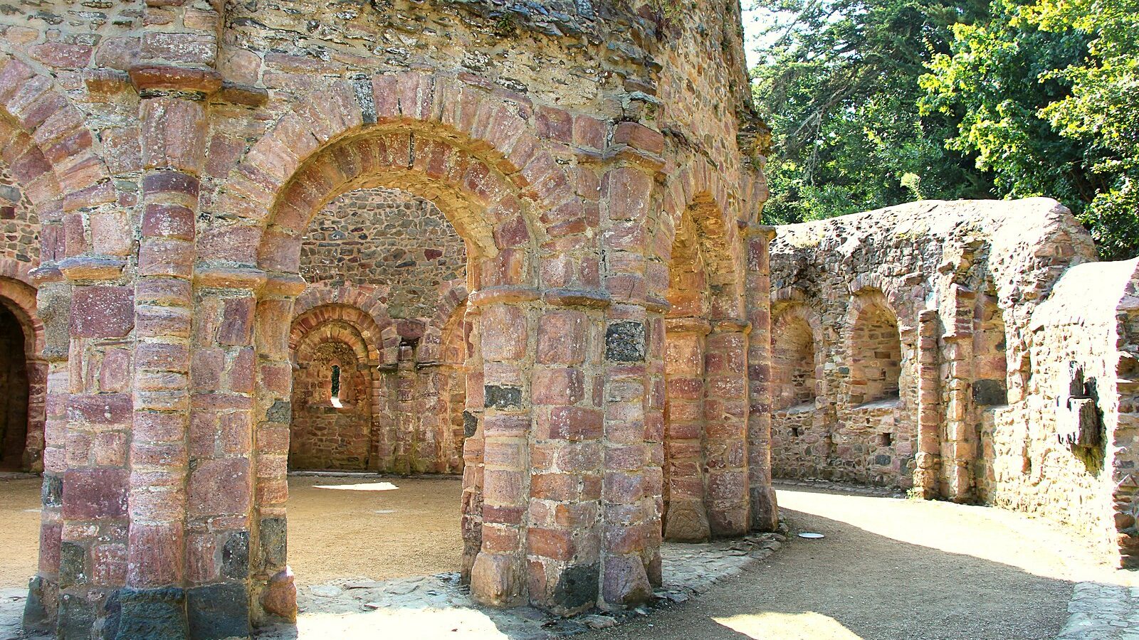 La rotonde du temple de Lanleff, dans les Côtes-d'Armor
