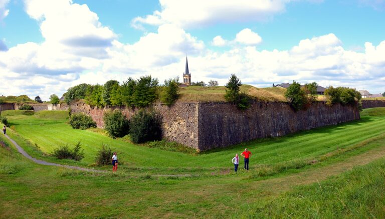 Un bastion des remparts de Rocroi, dans les Ardennes