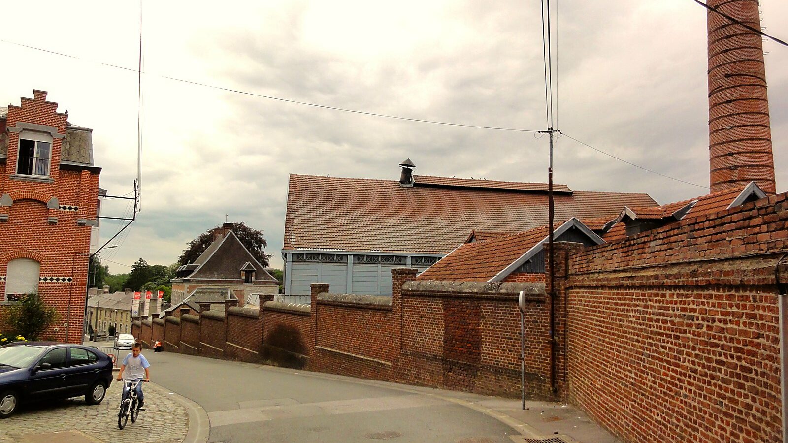 Une rue de Trélon, dans le Nord