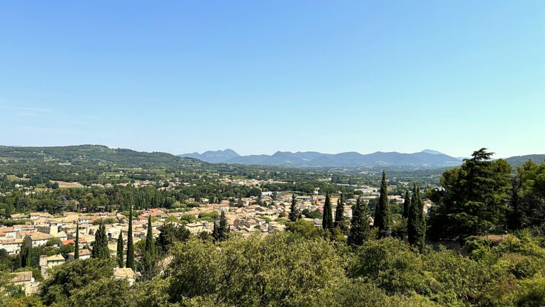Panorama depuis Vaison-la-Romaine, dans le Vaucluse